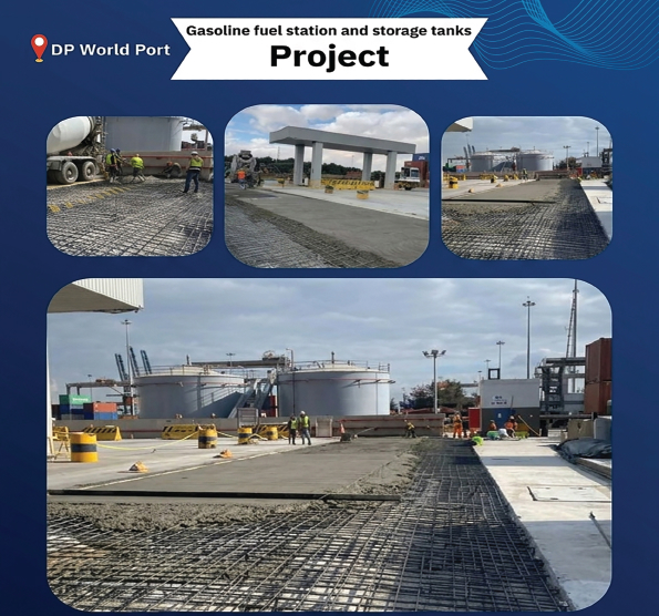 Gasoline Station and Storage Tanks